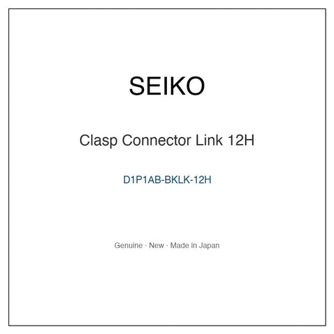 SEIKO D1P1AB-BKLK-12H Watch Parts