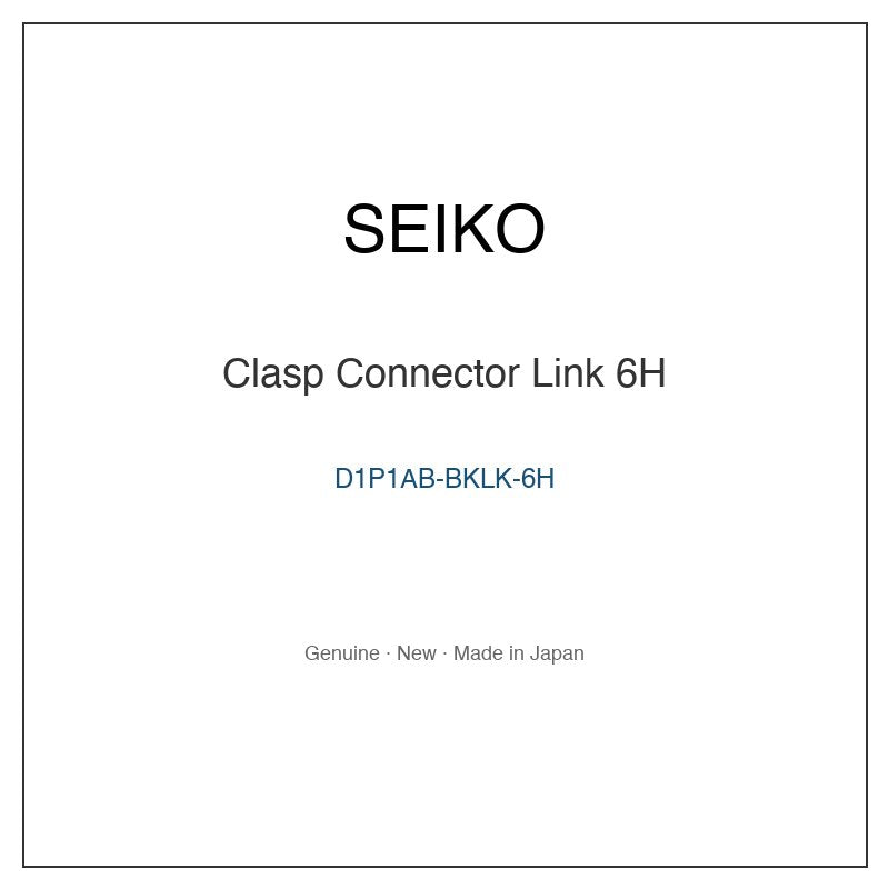 SEIKO D1P1AB-BKLK-6H Watch Parts