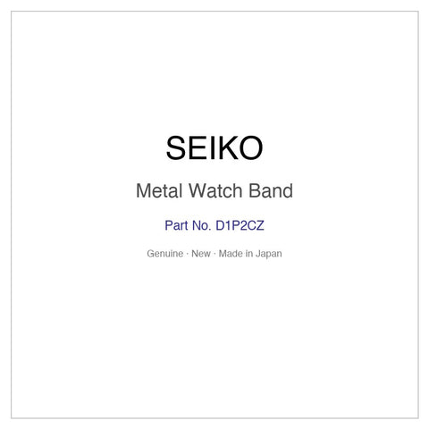 SEIKO D1P2CZ Metal Watch Band for SCDP018 SCDP018J and More Models