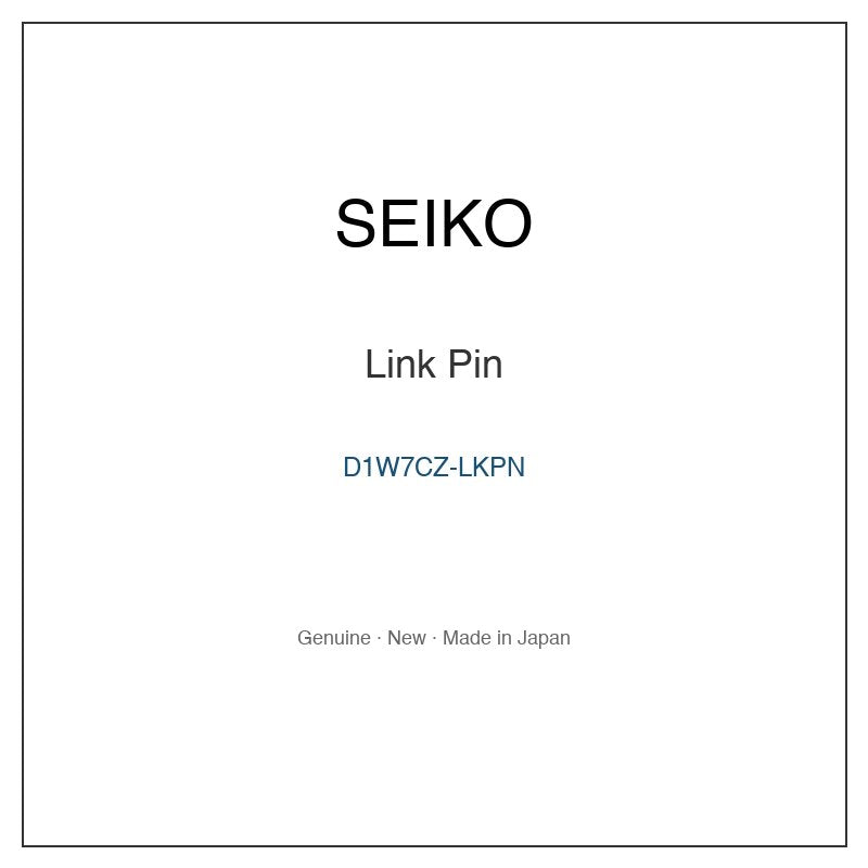 SEIKO D1W7CZ-LKPN Watch Parts