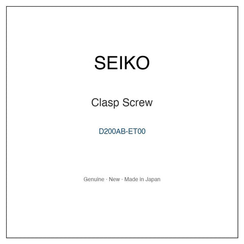 SEIKO D200AB-ET00 Watch Parts