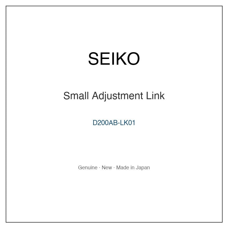 SEIKO D200AB-LK01 Watch Parts