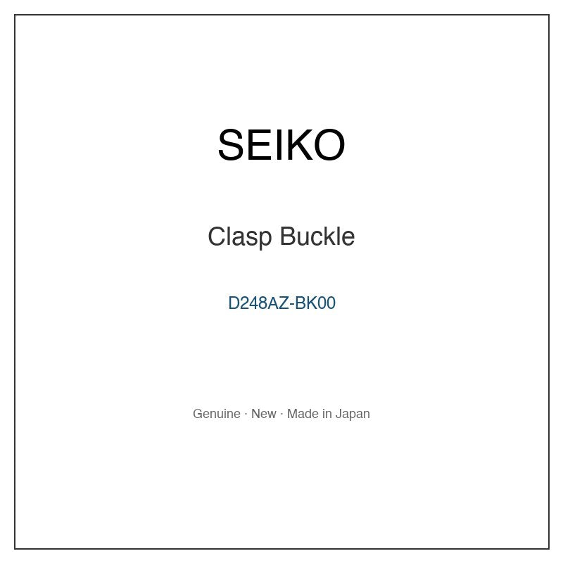 SEIKO D248AZ-BK00 Watch Parts