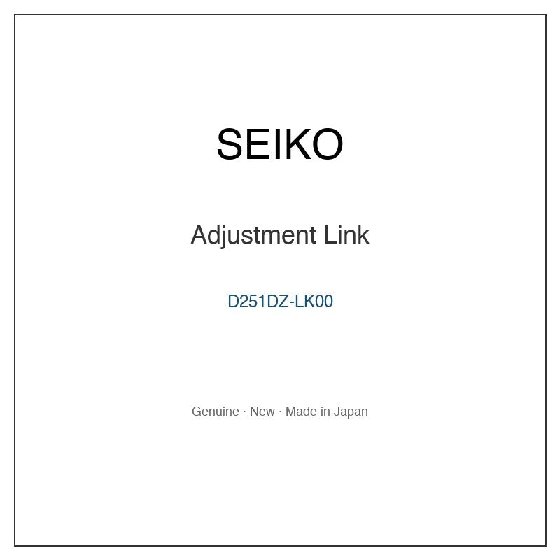SEIKO D251DZ-LK00 Watch Parts
