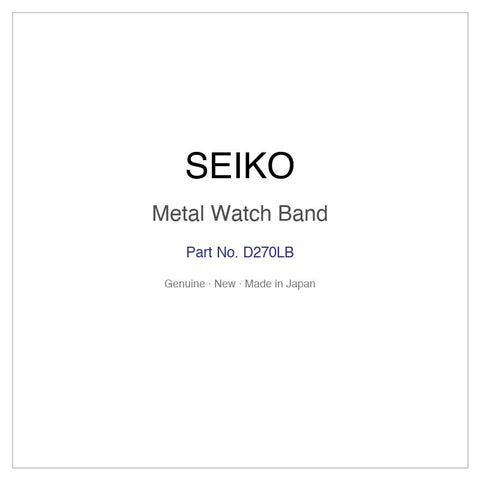 SEIKO D270LB Metal Watch Band for SBPT021 and More Models
