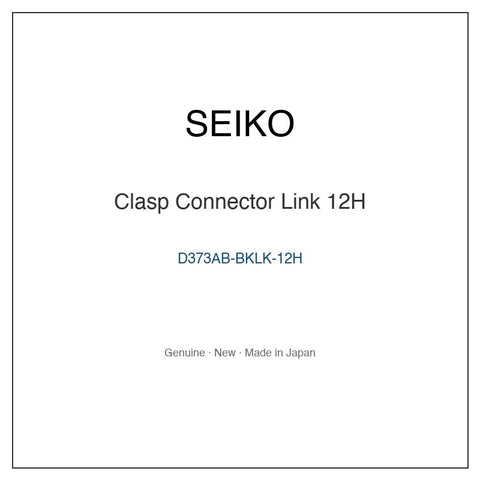 SEIKO D373AB-BKLK-12H Watch Parts