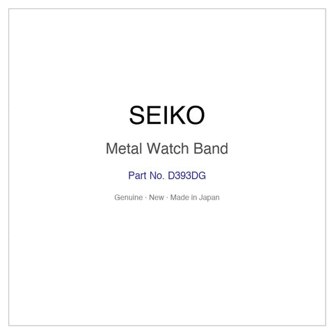 SEIKO D393DG Metal Watch Band for SWDT017 SWDT019 and More Models