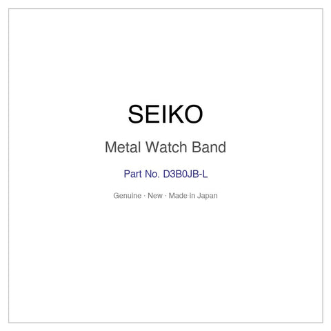 SEIKO D3B0JB-L Metal Watch Band for SBTM017 SBTM019 SBTM01C SBTM021 SBTM023 and More Models