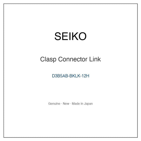 SEIKO D3B5AB-BKLK-12H Watch Parts