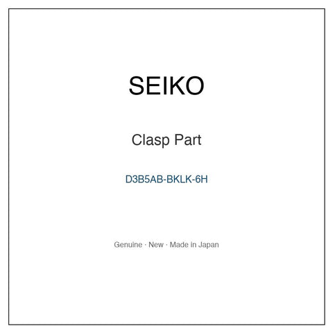 SEIKO D3B5AB-BKLK-6H Watch Parts