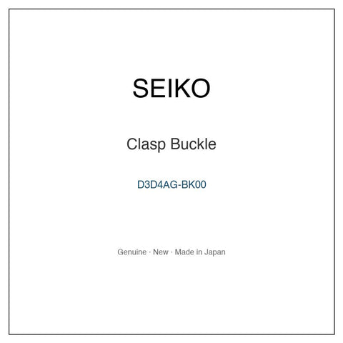 SEIKO D3D4AG-BK00 Watch Parts