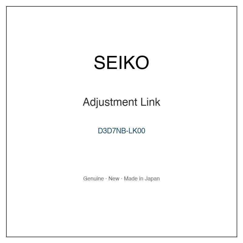 SEIKO D3D7NB-LK00 Watch Parts