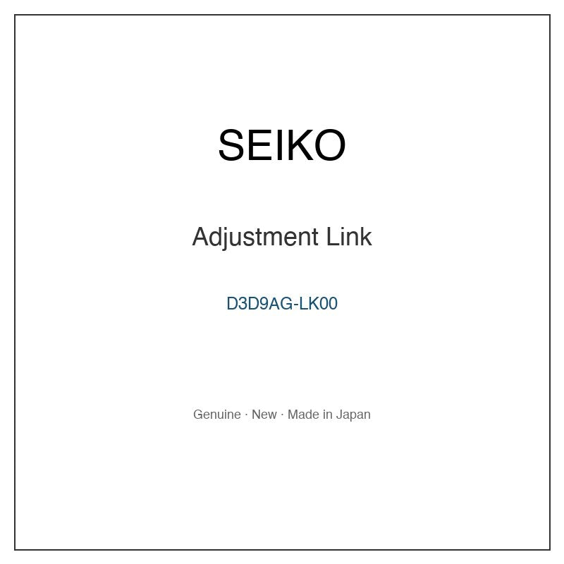 SEIKO D3D9AG-LK00 Watch Parts