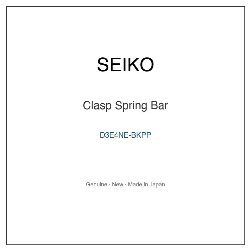 SEIKO D3E4NE-BKPP Watch Parts