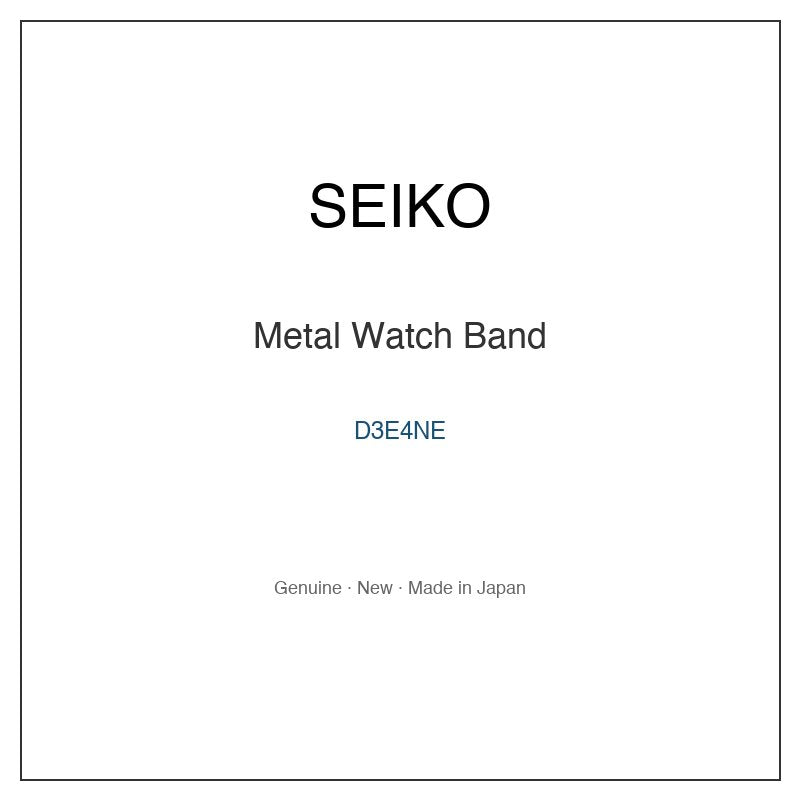 SEIKO D3E4NE Watch Parts