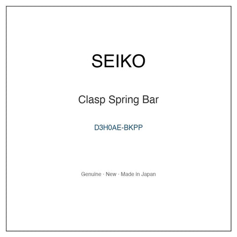 SEIKO D3H0AE-BKPP Watch Parts