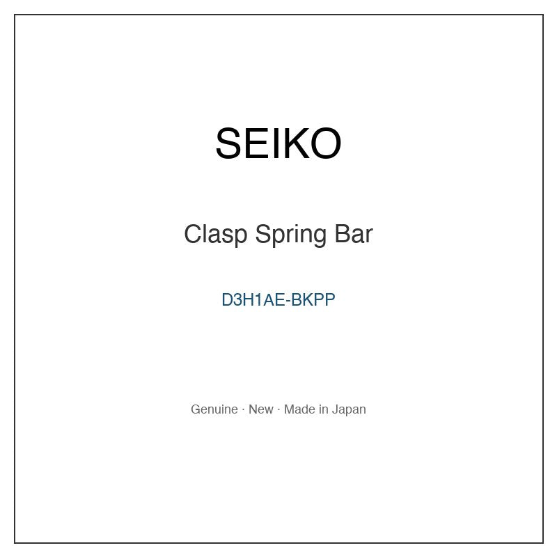 SEIKO D3H1AE-BKPP Watch Parts