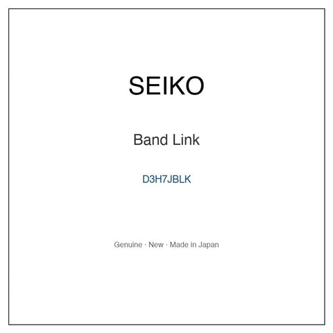 SEIKO D3H7JBLK Watch Parts