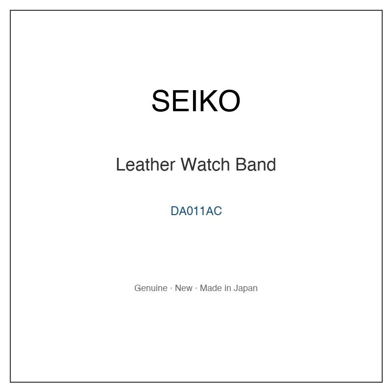 SEIKO DA011AC Watch Parts