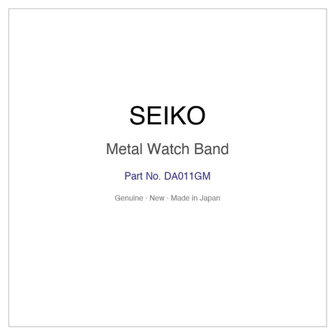 SEIKO DA011GM Metal Watch Band for SSVB097 SSVB097J SSVB905 SSVB905J and More Models