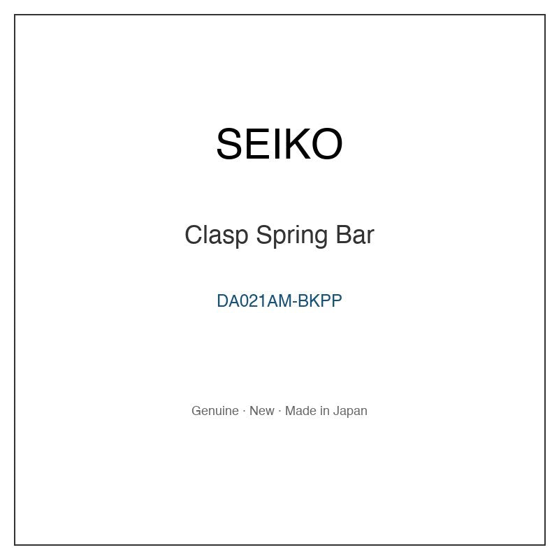 SEIKO DA021AM-BKPP Watch Parts