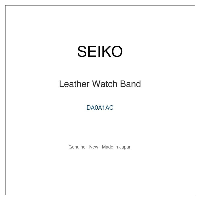 SEIKO DA0A1AC Watch Parts