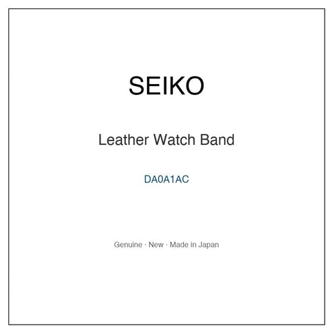 SEIKO DA0A1AC Watch Parts