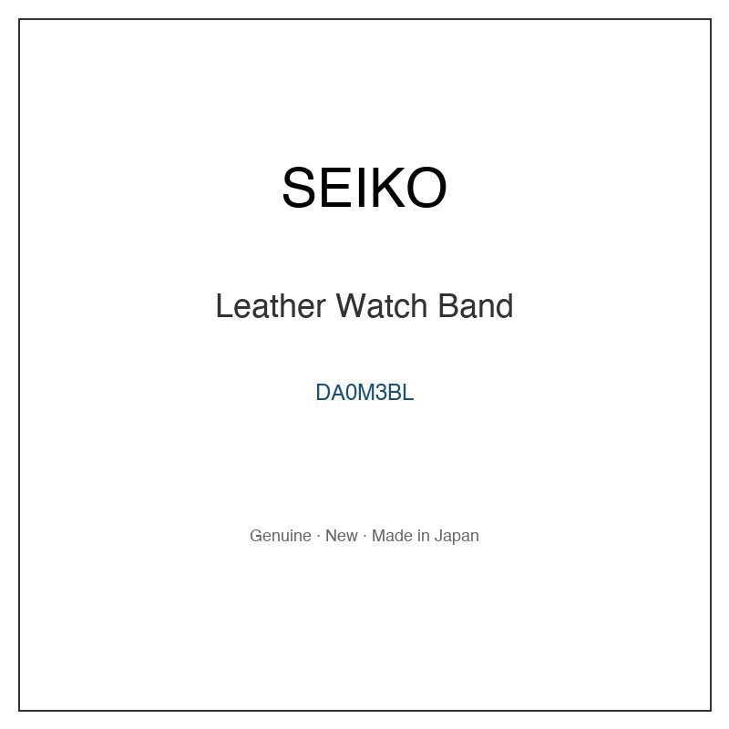 SEIKO DA0M3BL Watch Parts