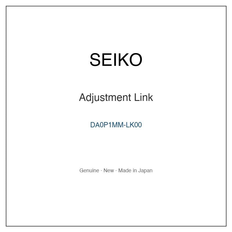 SEIKO DA0P1MM-LK00 Watch Parts