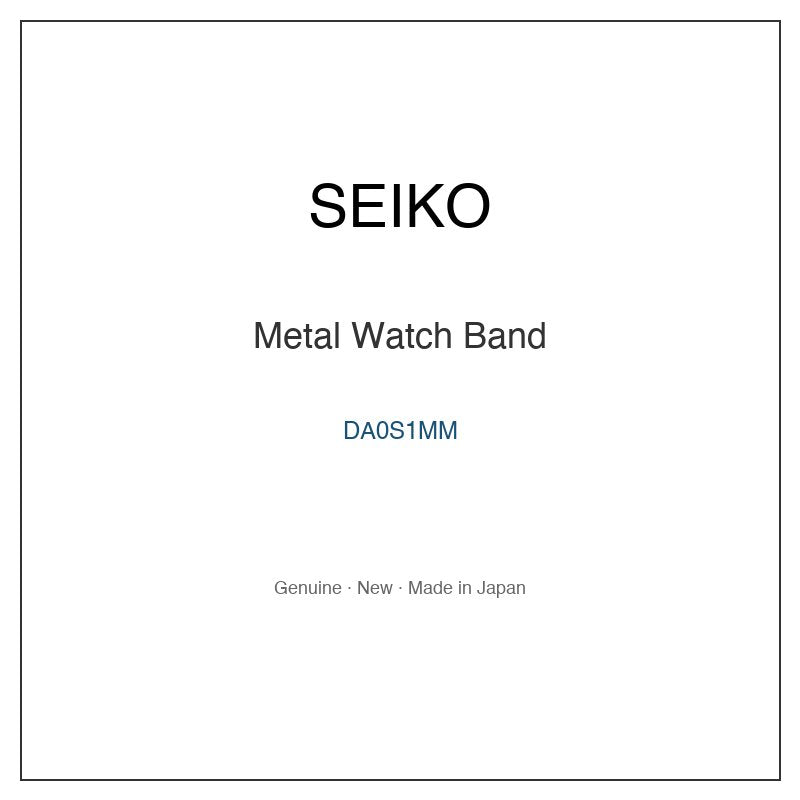 SEIKO DA0S1MM Watch Parts