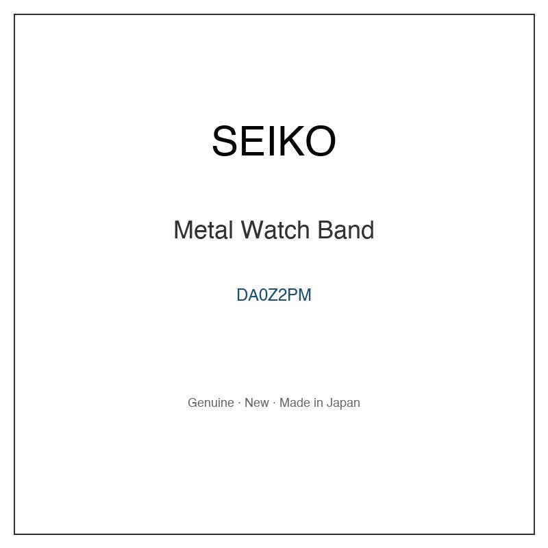 SEIKO DA0Z2PM Watch Parts