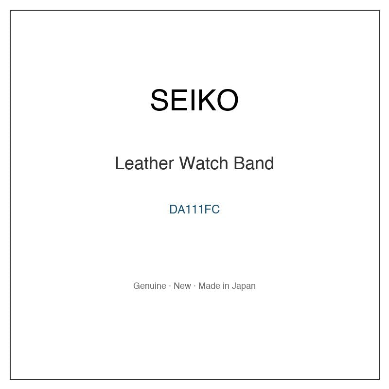 SEIKO DA111FC Watch Parts