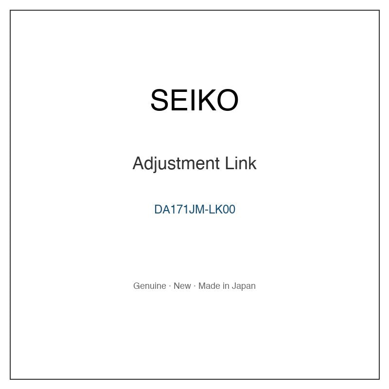 SEIKO DA171JM-LK00 Watch Parts