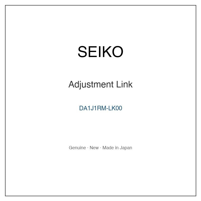 SEIKO DA1J1RM-LK00 Watch Parts