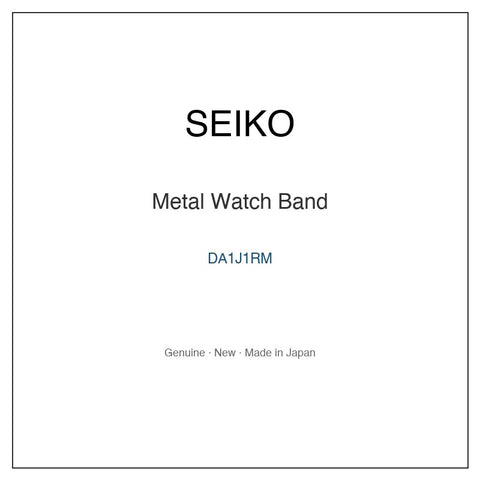 SEIKO DA1J1RM Watch Parts
