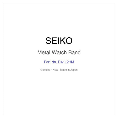 SEIKO DA1L2HM Metal Watch Band for SAGA033J and More Models