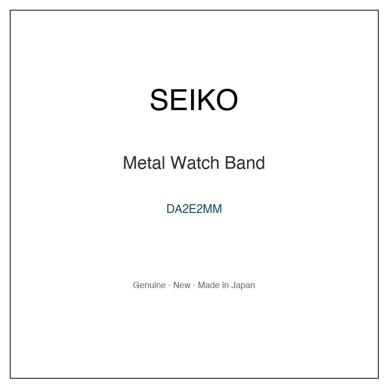 SEIKO DA2E2MM Watch Parts