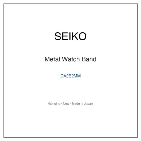 SEIKO DA2E2MM Watch Parts
