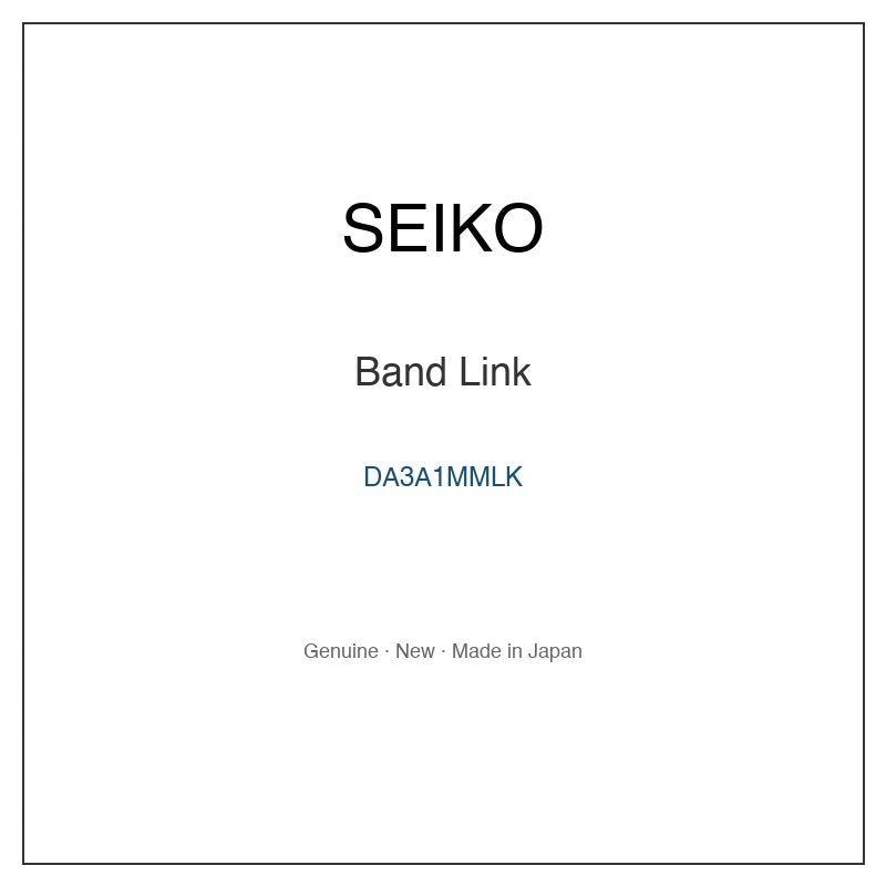SEIKO DA3A1MMLK Watch Parts