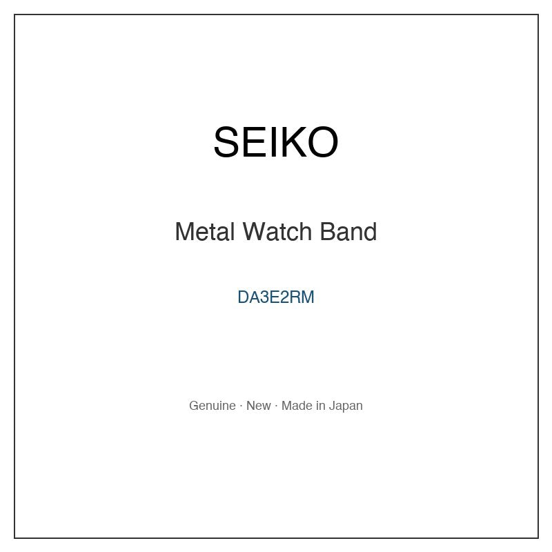 SEIKO DA3E2RM Watch Parts