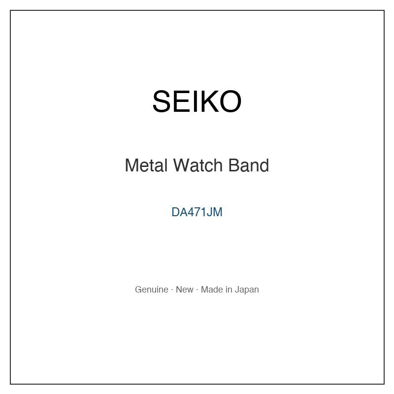 SEIKO DA471JM Watch Parts