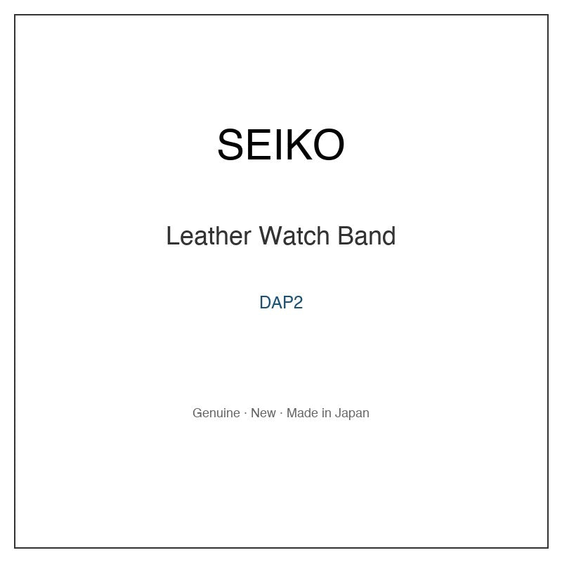 SEIKO DAP2 Watch Parts