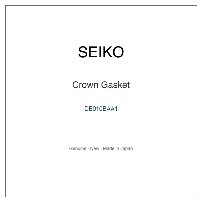 SEIKO DE010BAA1 Watch Parts