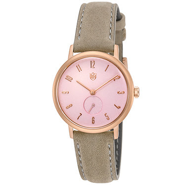 DUFA DF70010W Watch - Elegant Design Swiss Movement Water Resistant Leather Strap Classic Timepiece
