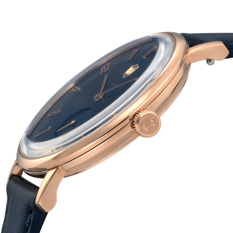DUFA DF90010F Elegant Navy Design Automatic Movement Stainless Steel Case Water Resistant