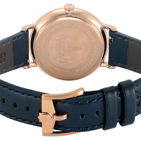 DUFA DF90010F Elegant Navy Design Automatic Movement Stainless Steel Case Water Resistant