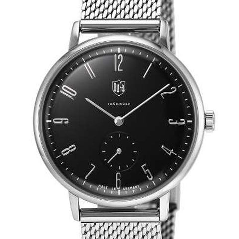 DUFA DF900111 Watch - Elegant Design Automatic Movement Water Resistant Stainless Steel Case Leather Strap (Image 2)