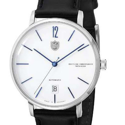 DUFA DF901102 Elegant Design Swiss Movement Water Resistant Leather Strap Stylish Timepiece