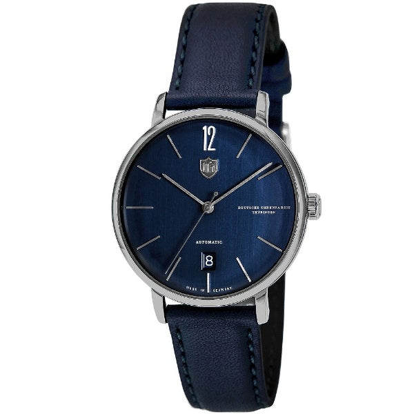 DUFA DF9011NV Watch - Elegant Design Automatic Movement Water Resistant Stylish Leather Strap