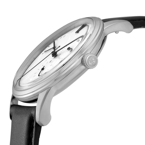 DUFA DF901905 Elegant Silver Case Automatic Movement Calendar Function Stylish Design